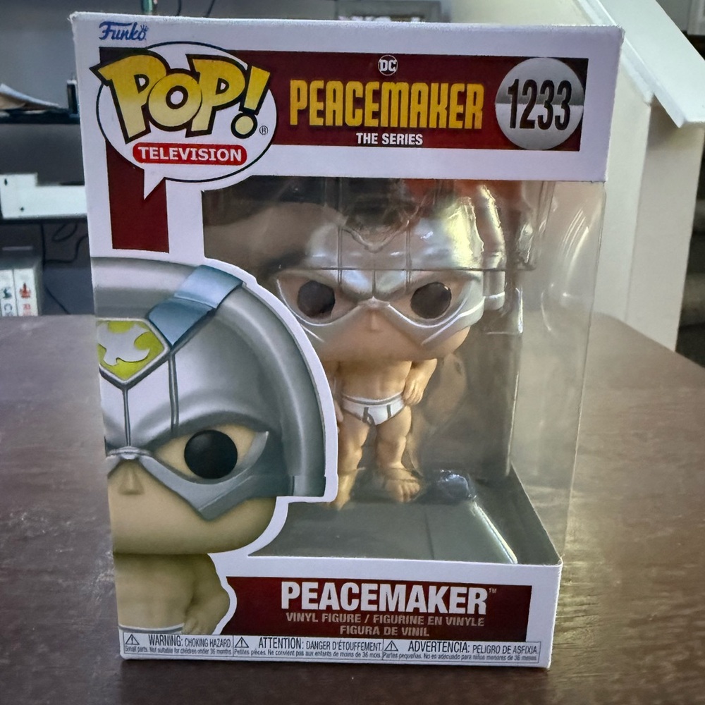 Funko Peacemaker Silver and Tan Collectible